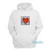 Keith Haring Heart Hoodie