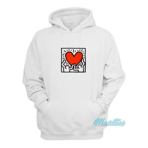 Keith Haring Heart Hoodie 2