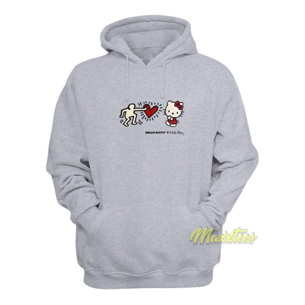 Keith Haring Hello Kitty Hoodie