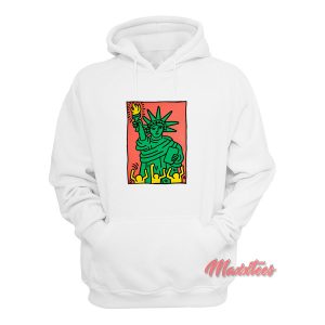 Keith Haring Statue of Liberty Hoodie 1