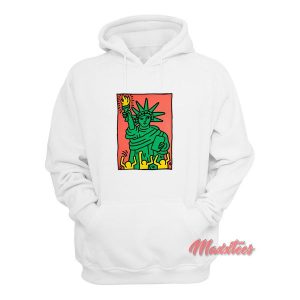Keith Haring Statue of Liberty Hoodie 2
