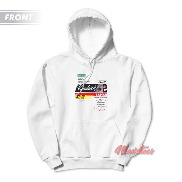 Kendrick Lamar Champion TDE Racing Hoodie