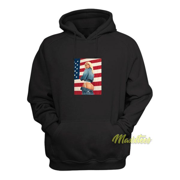 Kim Kardashian American Flag Hoodie