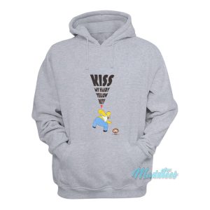 Kiss My Hairy Yellow Butt Homer Simpson Hoodie 1