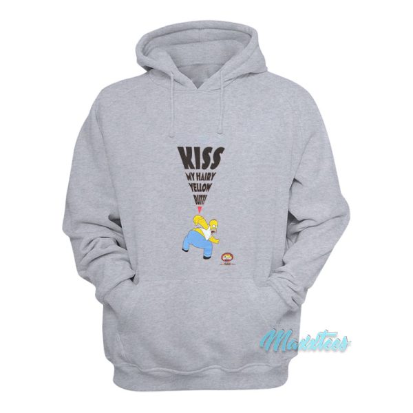 Kiss My Hairy Yellow Butt Homer Simpson Hoodie