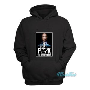 Klaus Schwab Fuck The Great Reset Hoodie 1