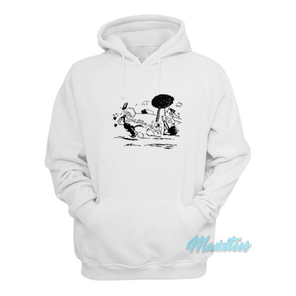 Krazy Kat Blue Samuel L Jackson Pulp Fiction Hoodie