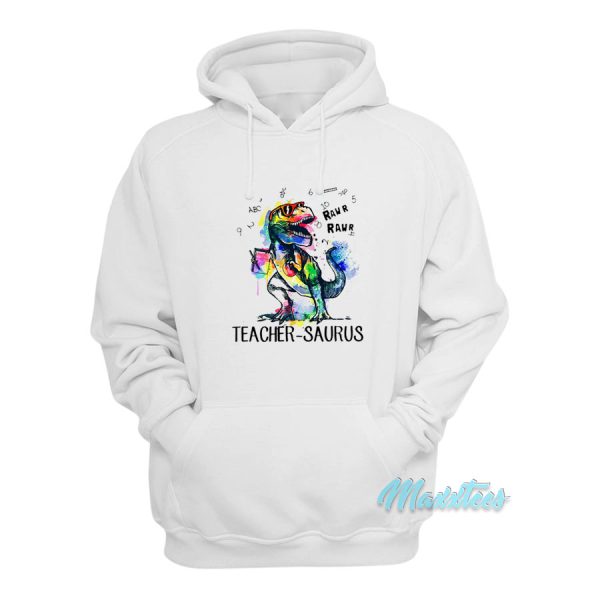 LGBT Dinosaur T-rex Teacher Saurus Raw Hoodie