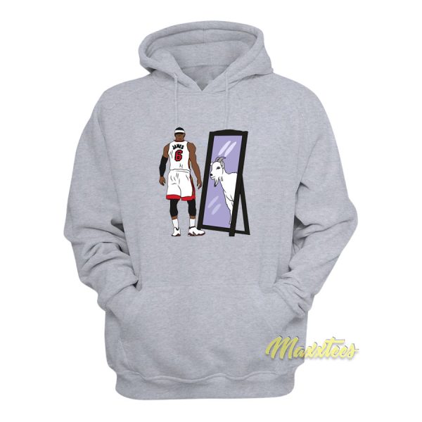 Lebron James Mirror GOAT Hoodie