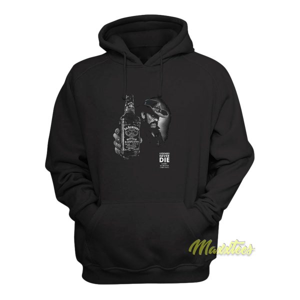 Lemmy Kilmister Jack Daniels Hoodie