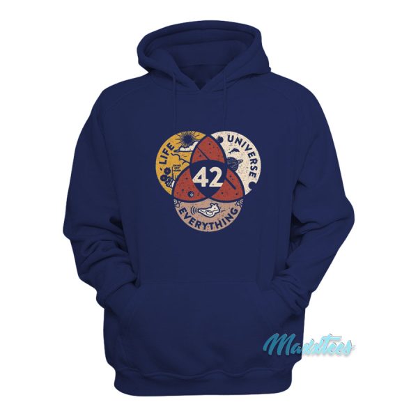 Life Universe Everything 42 Hoodie