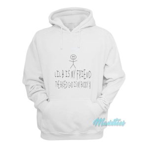 Lil B Is My Friend Pencil Hoodie 1