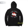 Live Fast Eat Ass Bunny Hoodie