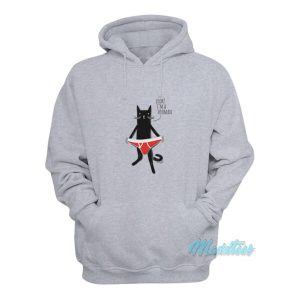 Look Im A Hooman Black Cat Underpants Hoodie 2