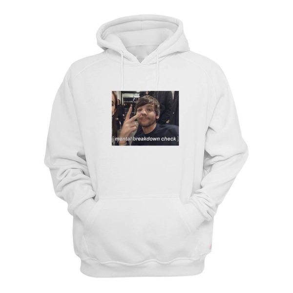 Louis Tomlinson Mental Breakdown Check Hoodie