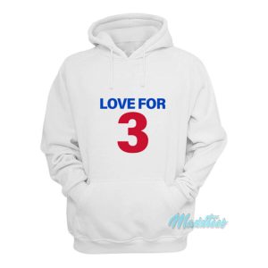 Love For 3 Damar Hamlin Hoodie 1 Love For 3 Damar Hamlin Hoodie 2