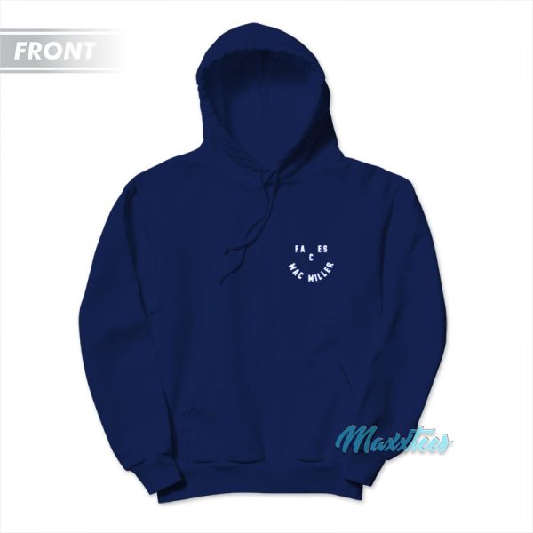 Mac Miller Faces Smile Hoodie