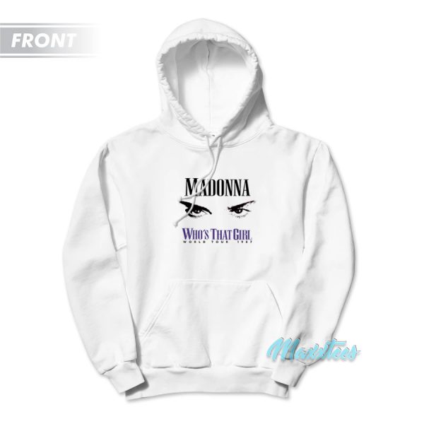 Madonna Eyes Who’s That Girl World Tour Hoodie