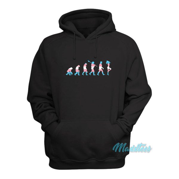 Male To Female Evolution Transgender Hoodie