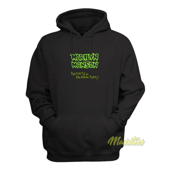 Marilyn Manson Portrait Logo Hoodie