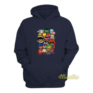 Marvel Heroes and Villains Hoodie 1