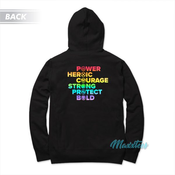 Marvel Pride Power Heroic Courage Strong Hoodie