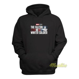 Marvels The Falcon and The Winter Soldier Logo Hoodie 2