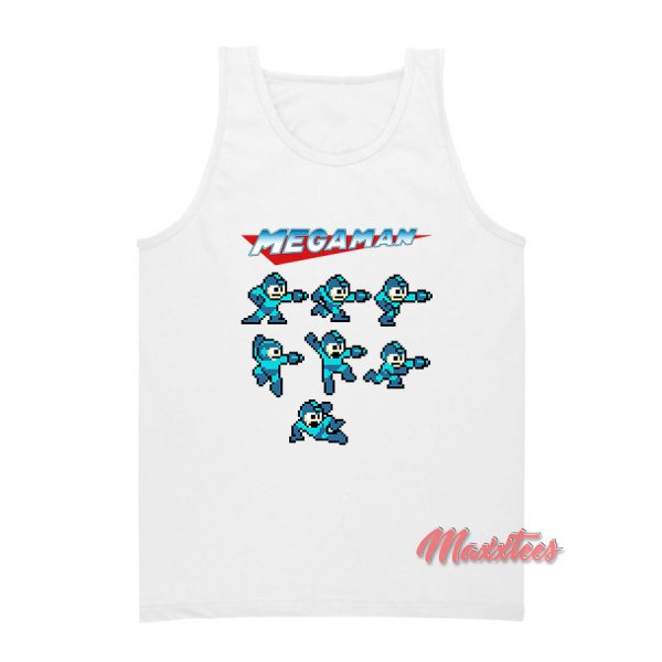 Mega Man Pixel Tank Top