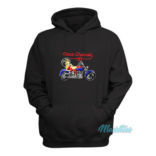 Mega Yacht Betty Boop Motorcycle Hoodie