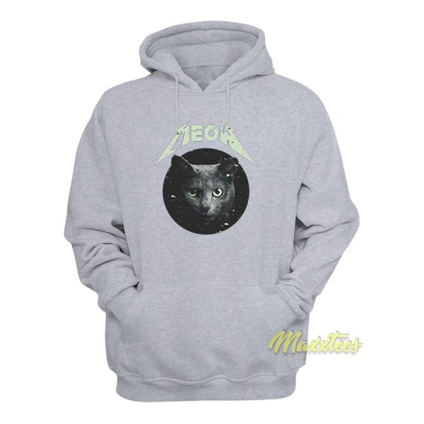 Meow Rockstar Cat Rock N Roll Kitten Band Hoodie