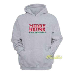 Merry Drunk Im Christmas Hoodie 1