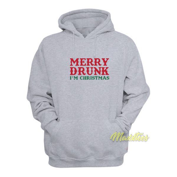 Merry Drunk Im Christmas Hoodie