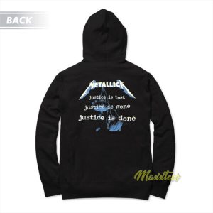 Metallica Alcoholica and Justice For All Hoodie 3