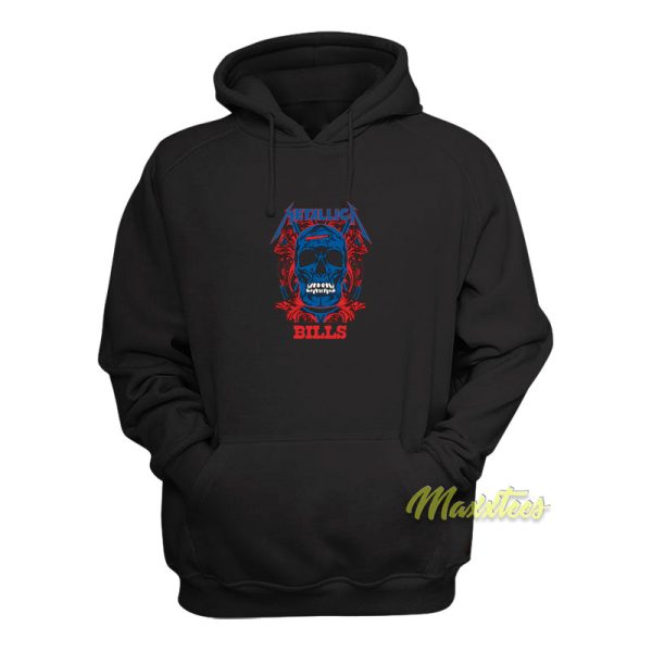 Metallica Buffalo Bills Skull Hoodie