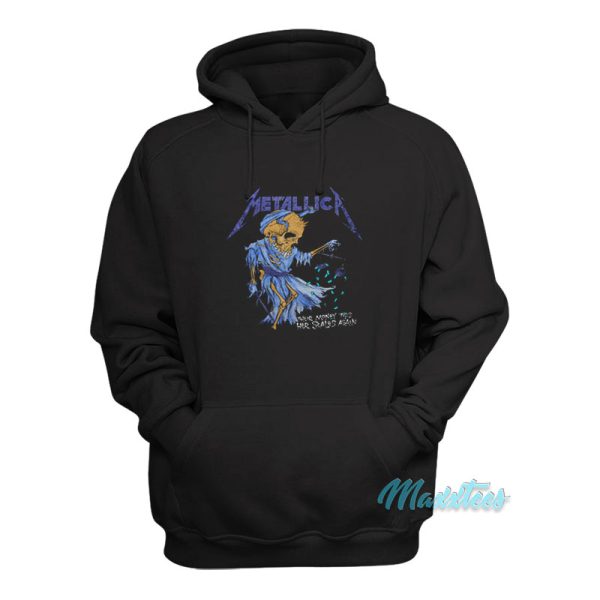 Metallica Their Money Tips Her Scales Skull Hoodie