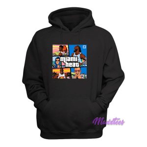Miami Heat Grand Theft Auto Parody Hoodie 1