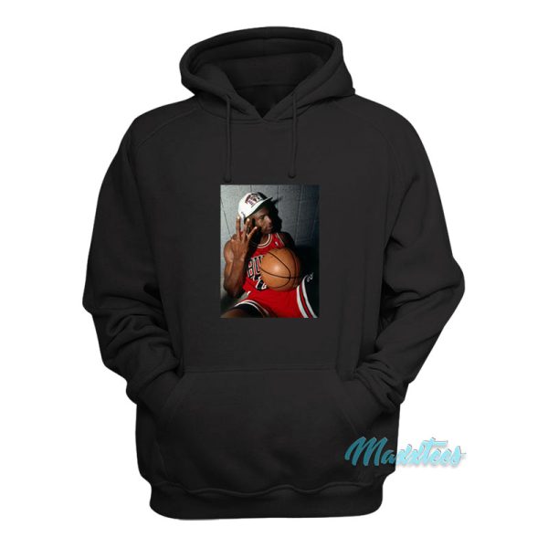 Michael Jordan Three Fingers Hoodie