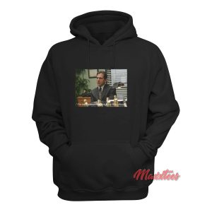 Michael Scott I'm Not Superstitious But I'm A Little Stitious Hoodie 1