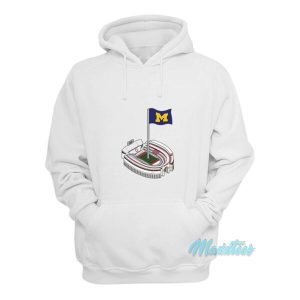 Michigan Football Ohio Stadium The Shoe Hoodie 1 Michigan Football Ohio Stadium The Shoe Hoodie 2