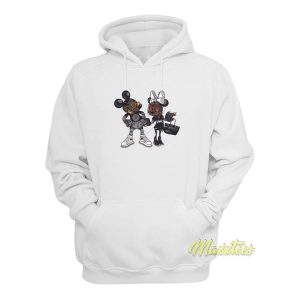 Mickey and Minnie Mouse and Rihanna Hoodie 1