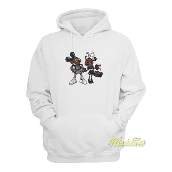 Mickey and Minnie Mouse and Rihanna Hoodie