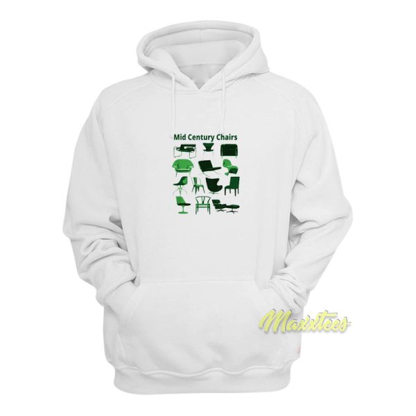 Mid Century Chairs Hoodie