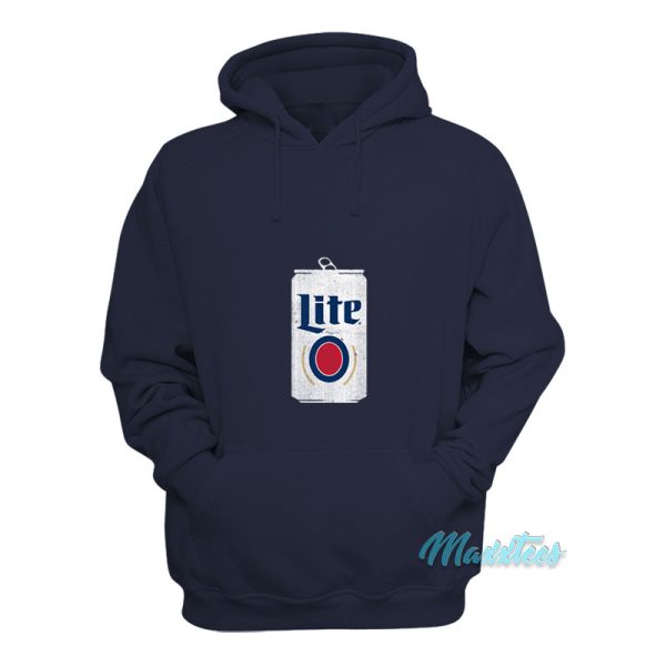 Miller Lite Beer Large Can Hoodie