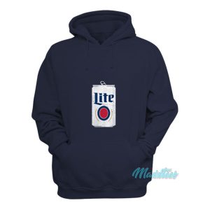 Miller Lite Beer Large Can Hoodie 2