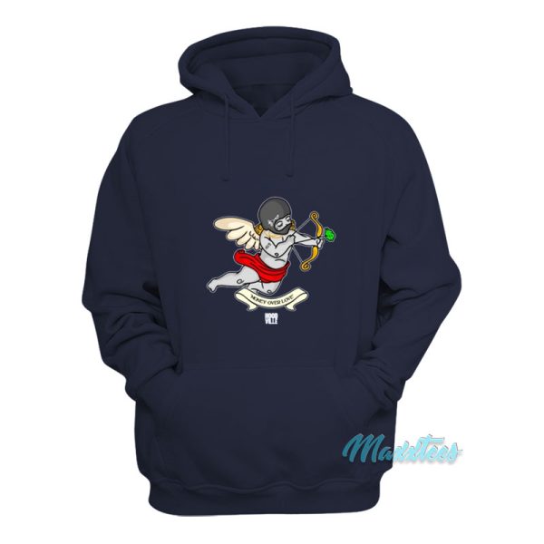 Money Cupid Money Over Love Hoodie