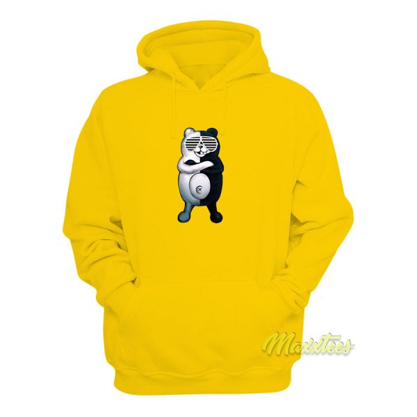 Monokuma Wear Glasses Danganronpa Hoodie