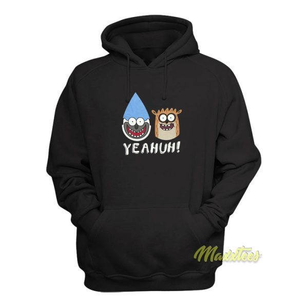 Mordecai and Rigby Yeahuh Hoodie