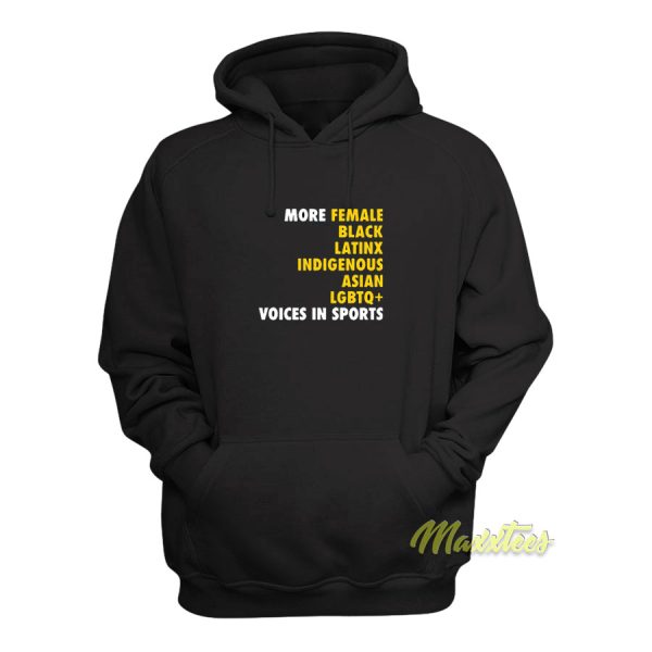 More Womens Black Latinx Indigenous LGBT Hoodie