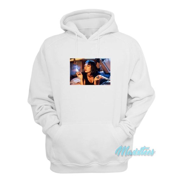 Movie Pulp Fiction Mia Wallace Photo Hoodie