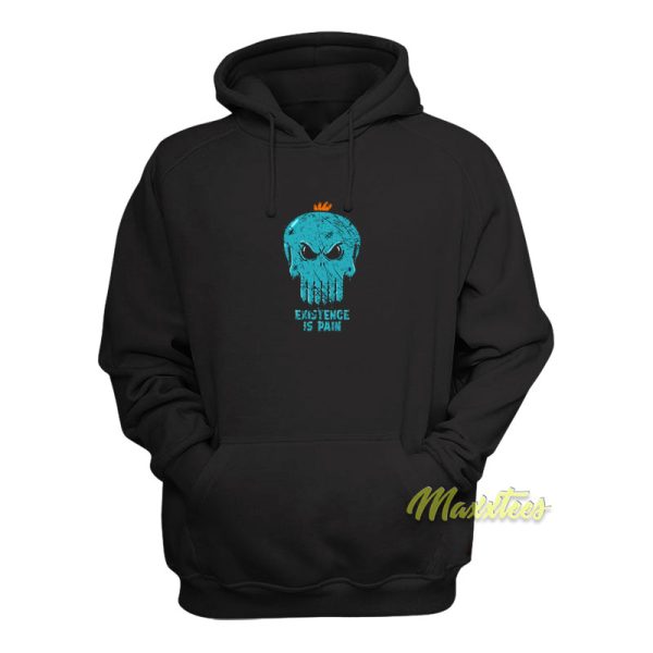 Mr Meeseeks Existence is Pain Punisher Hoodie